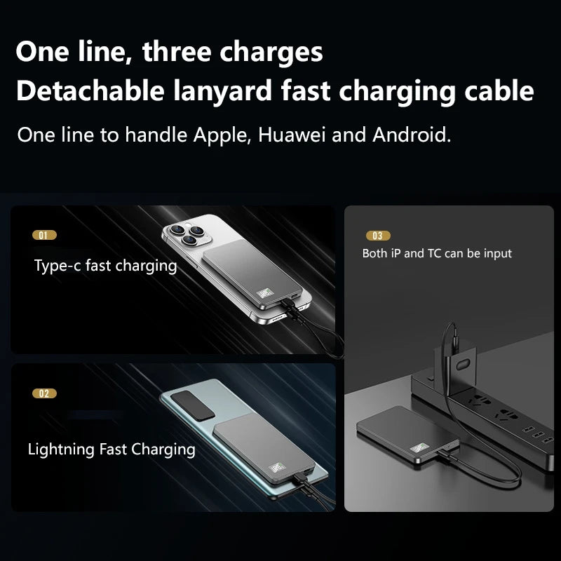 Fast Charging External Battery for Magsafe for Iphone Samsung Xiaomi